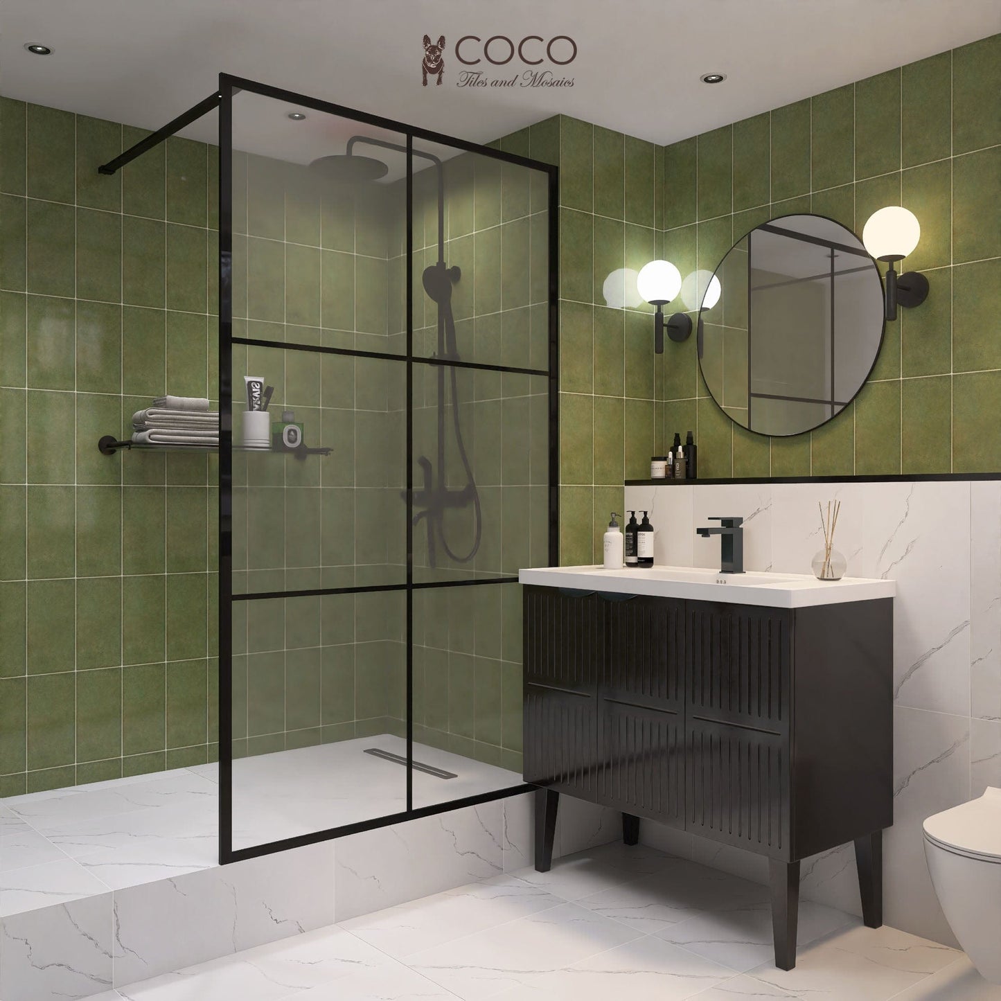 Wild Mirage Series - Vaucluse White Satin 300x600mm Ceramic Tile
