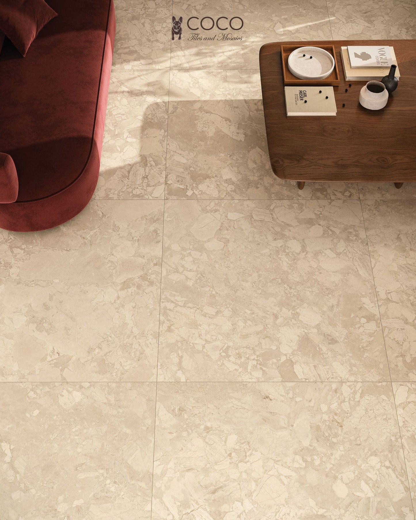Fragmenta Series - Cappuccino Matt 600x600mm Porcelain Tile