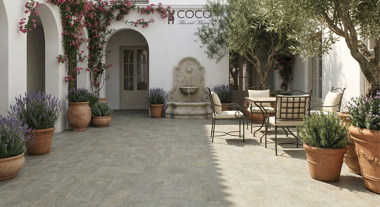 Arcadia Series - Boreal Breeze Textured 225x453mm Porcelain Tile