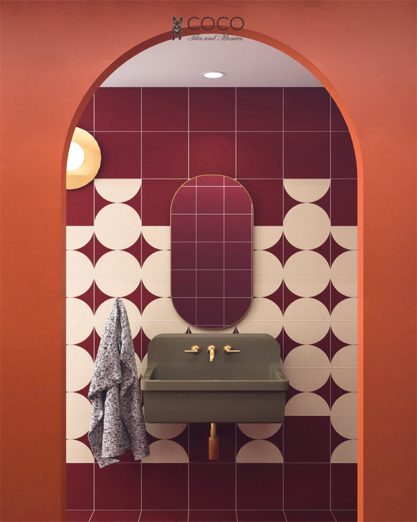 Spanish Country Series - Summer Celebration Satin 300x300mm Ceramic Tile