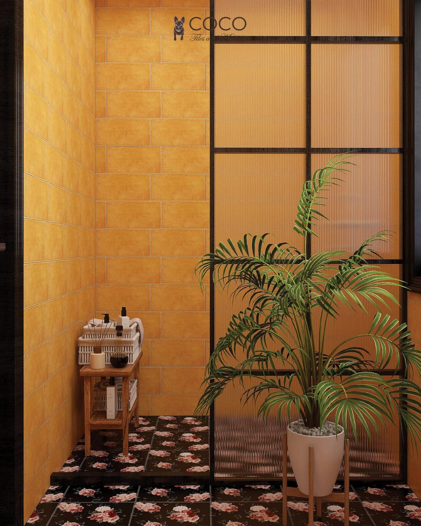 Vintage Chic Series - Salty Caramel Gloss Mini 165x330mm Ceramic Tile