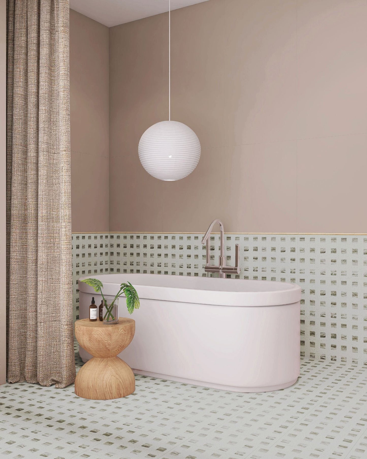 Living Style Series - Silver Diamond Satin 300x300mm Ceramic Tile