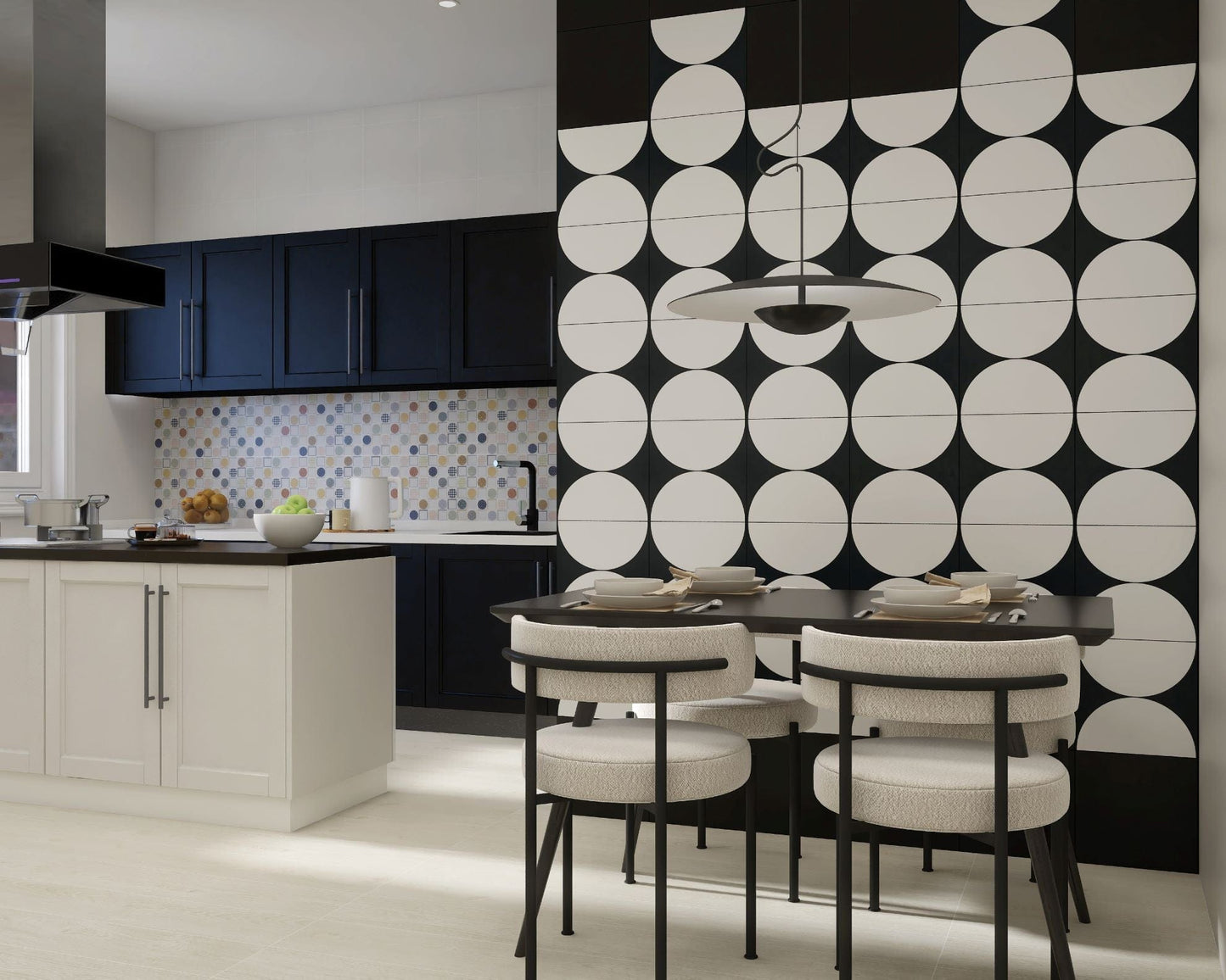 Checkerboard Series - CoCo's Black Satin 300x300mm Porcelain Tile