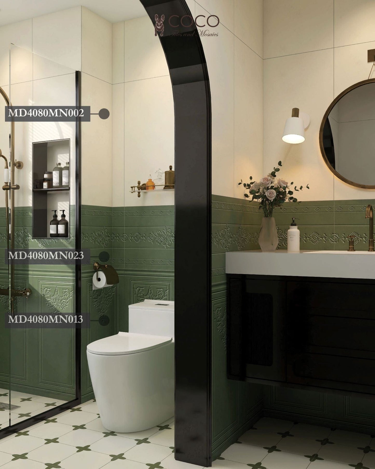 Metro Mod Series - Echo Path Satin 400x400mm Ceramic Tile