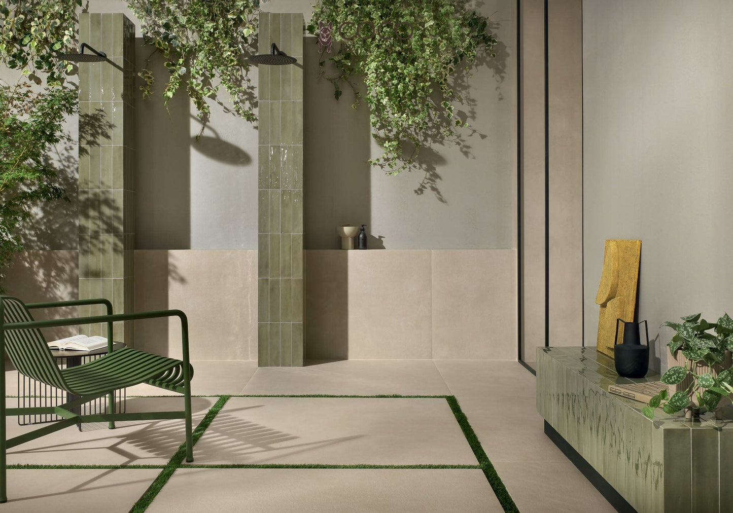 Lustroform Series - Forest Emerald Gloss 75x300mm Porcelain Tile