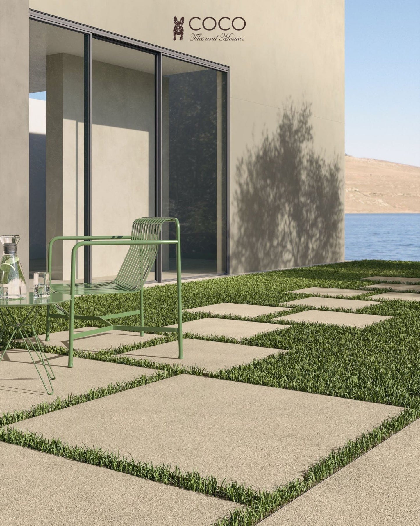 Dune Series - Tufo Textured 20mm Thickness 1200x1200mm Porcelain Tile