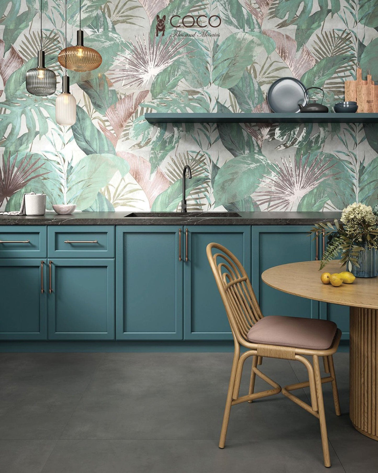 Symphony Series - Midnight Shadow Matte 600x1200mm Porcelain Tile