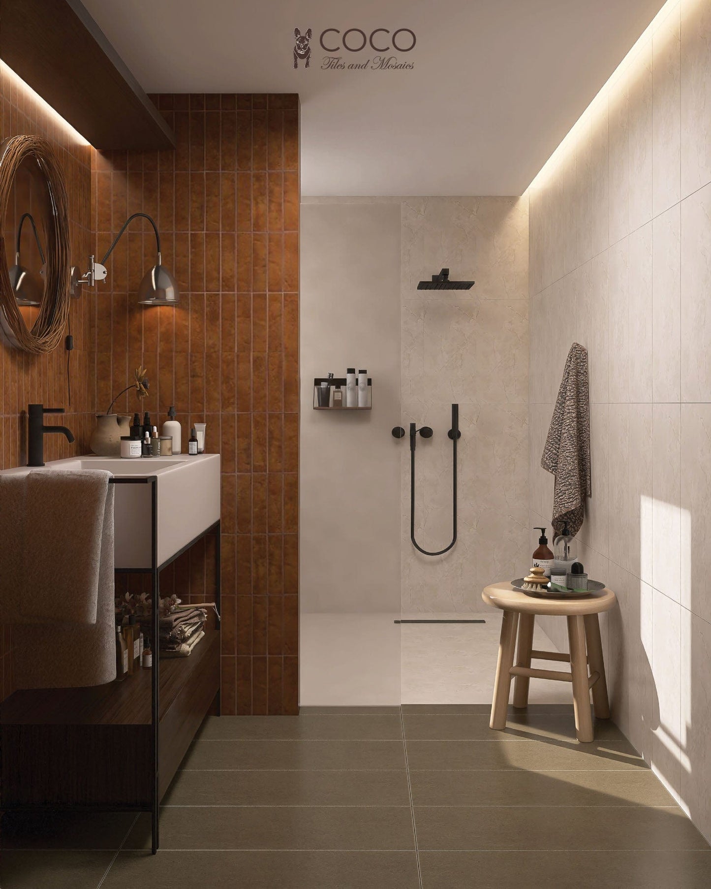 Wild Mirage Series - Vaucluse Alabaster Satin 300x600mm Ceramic Tile