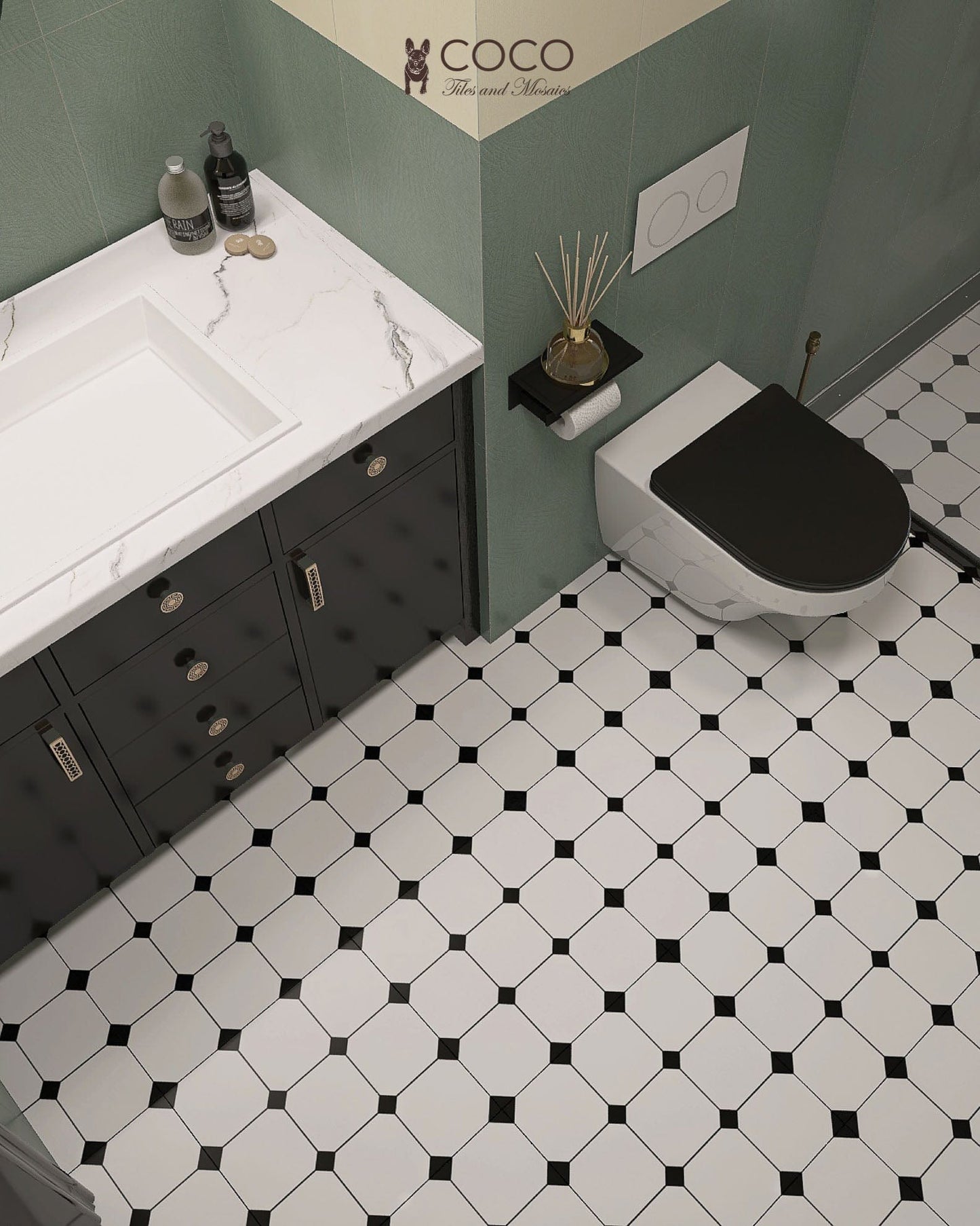Mystery Lady Series - Thoughtful (Garden Party) 300x600mm Satin 3D Textured Ceramic Tile