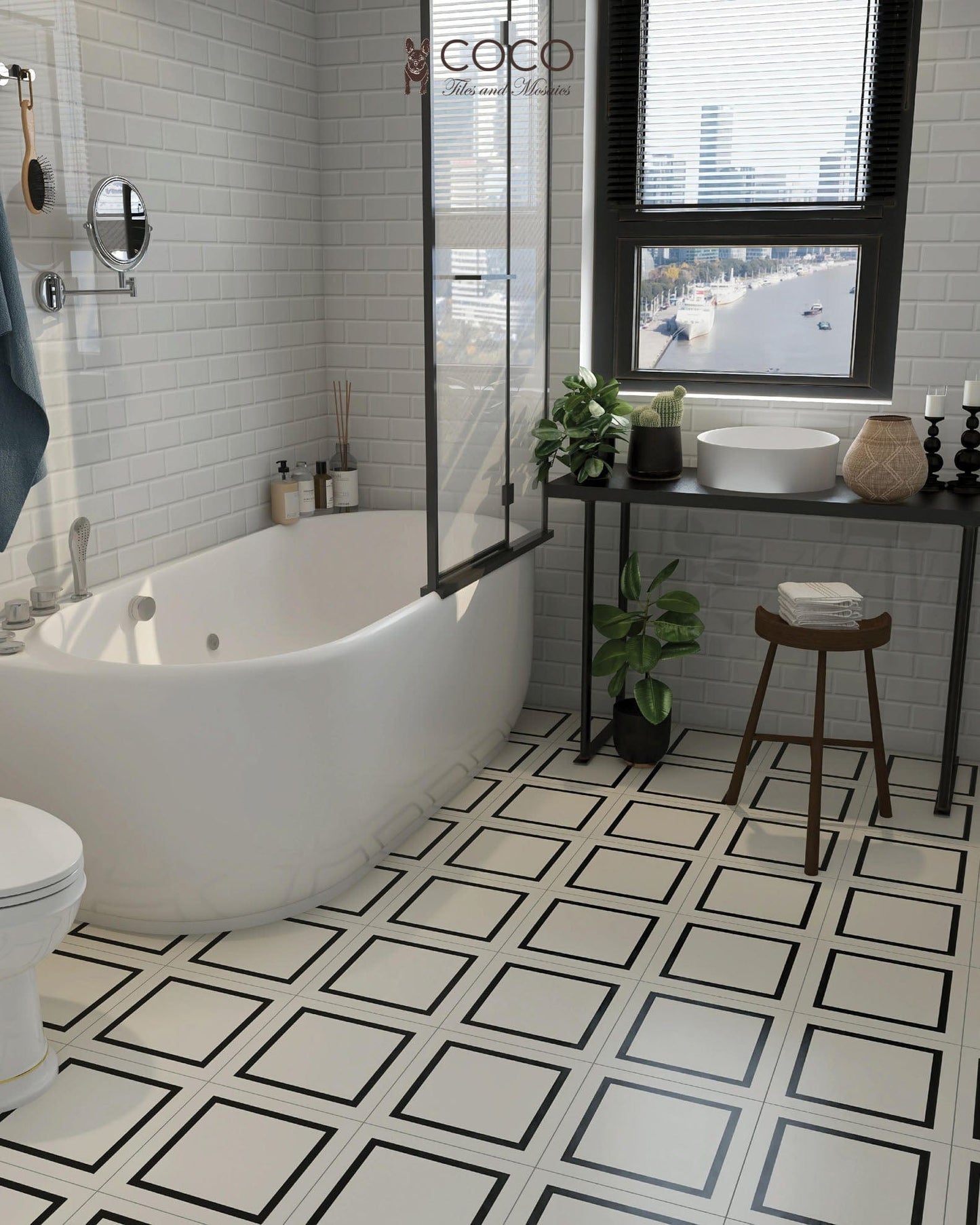 Modern Monochrome Series - Picture Perfect Matte 300x300mm Porcelain Tile