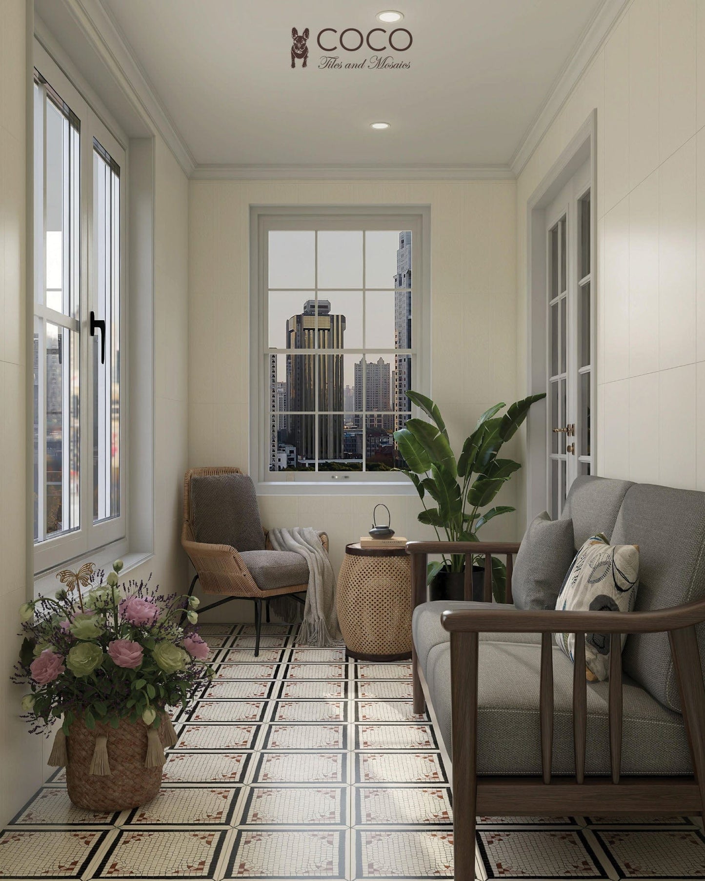 Modern Monochrome Series - Old Town Matte 300x300mm Porcelain Tile