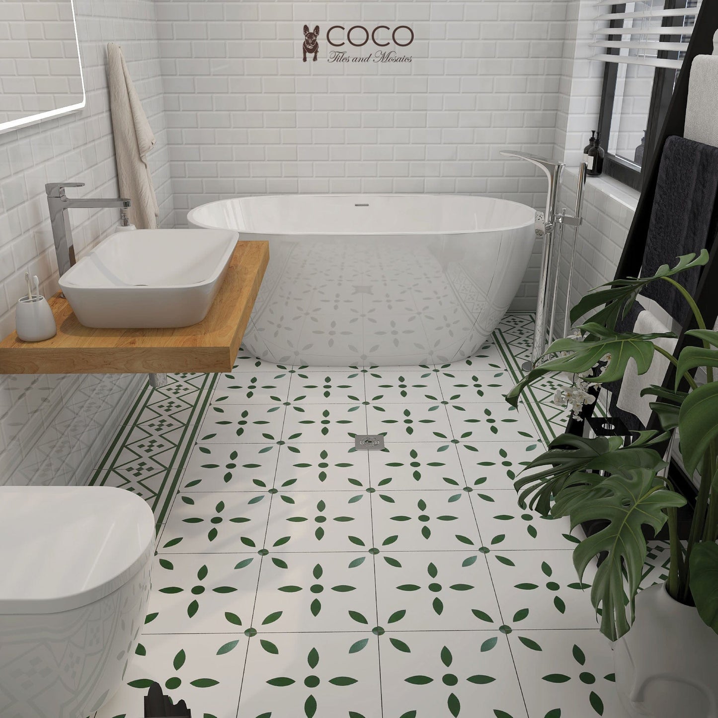 Green Magic Series - Orion Satin 300x300mm Ceramic Tile