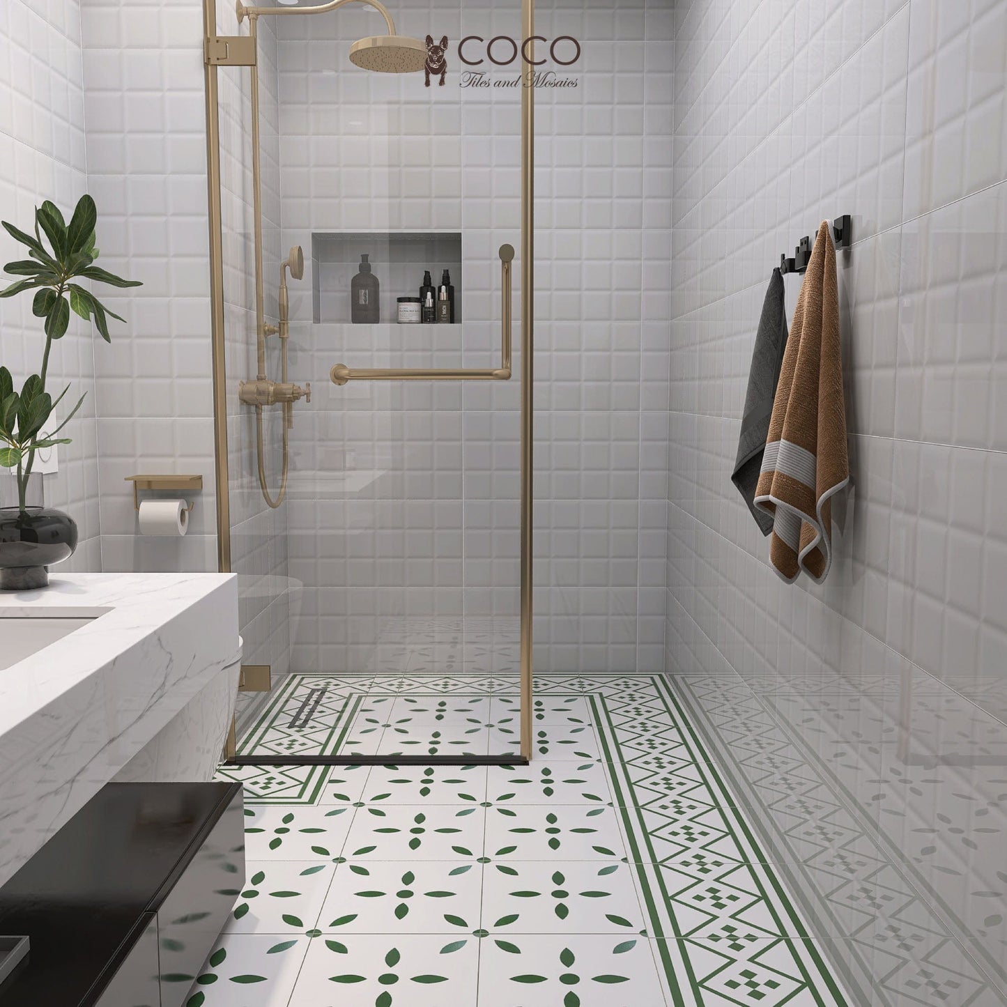 Green Magic Series - Orion Satin 300x300mm Ceramic Tile