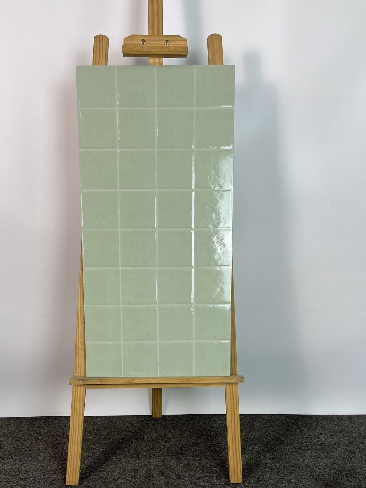 Coastline Series - Harbour Grid Seagrass Gloss 400x800mm Porcelain Tile