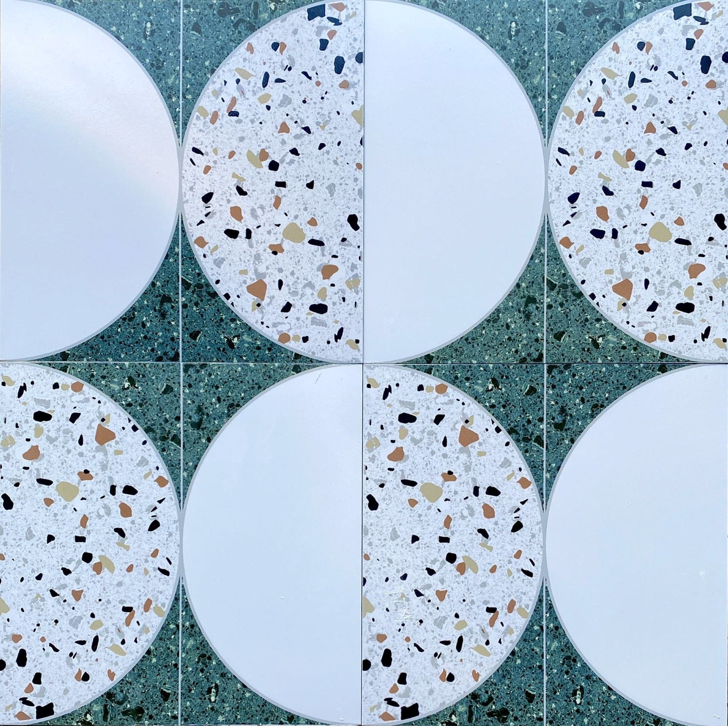 Geometry Bohemian Series - Double Vision Satin 300x300mm Ceramic Tile