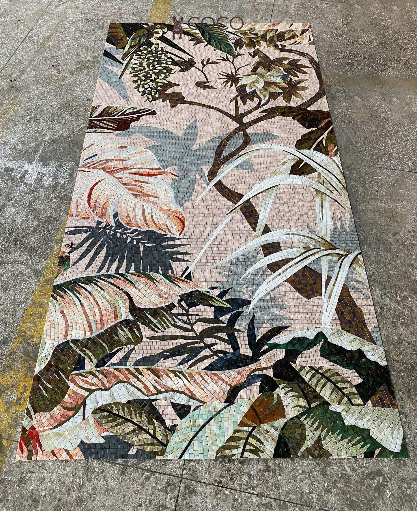 Dusky Canopy Mosaic Wall