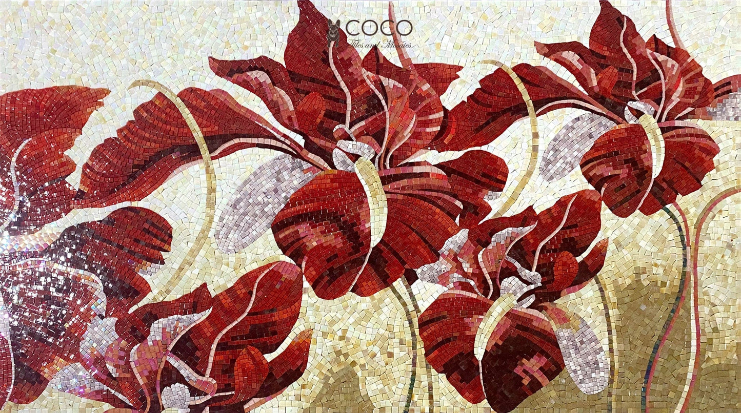 Flames of Nature Mosaic Art