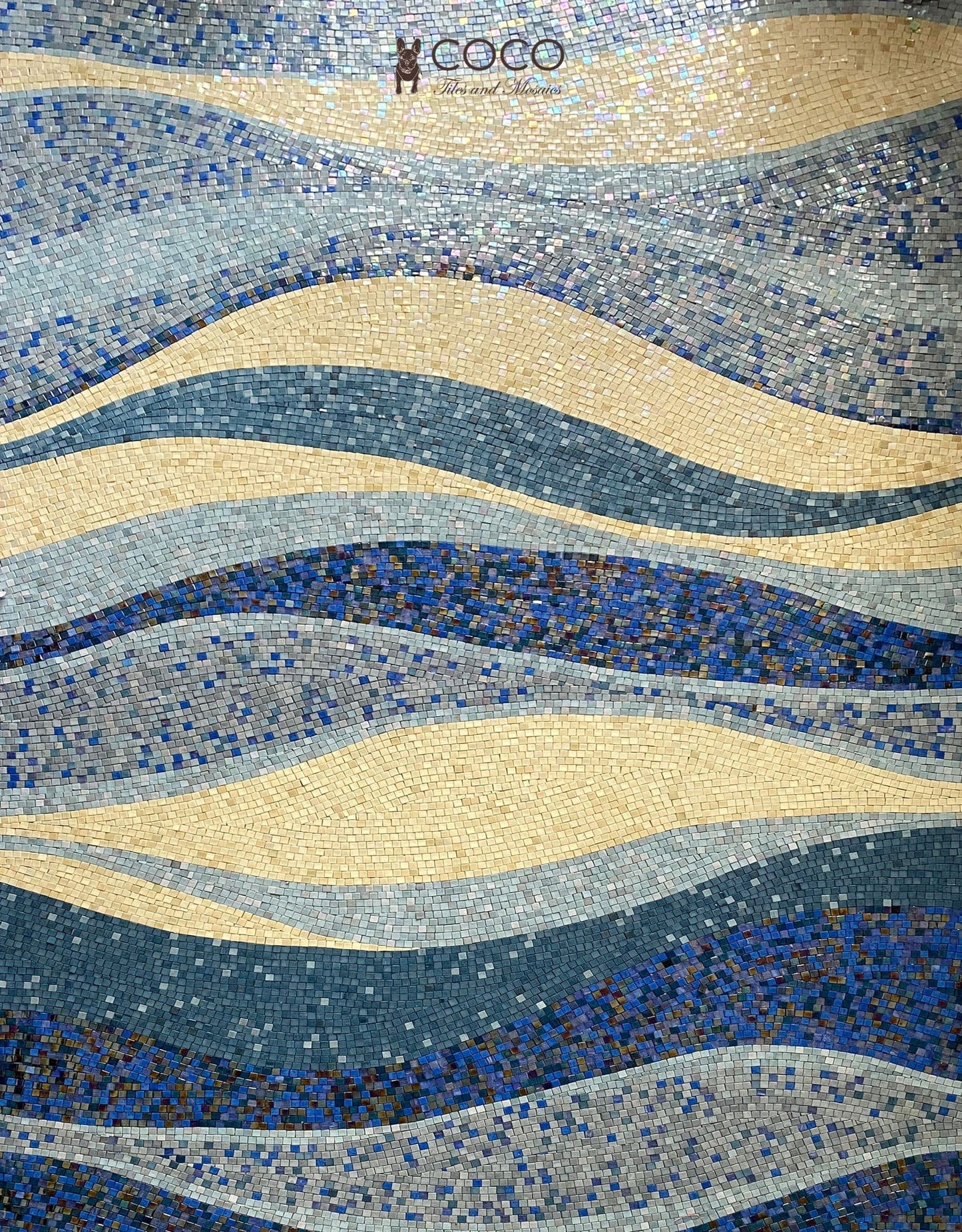 Dunes & Currents Artistic Mosaic