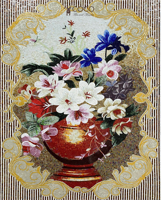 Victorian Blossom Mosaic Art