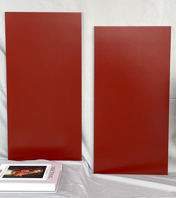 Earth Tone Colour Palette Series - Wine Red Satin 300x600mm Ceramic Tile
