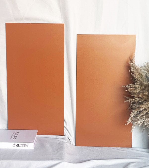 Earth Tone Colour Palette Series - Orange Flambé Satin 300x600mm Ceramic Tile