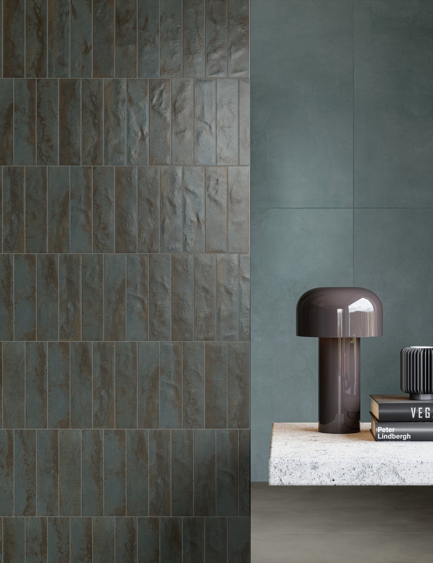Fire & Earth Series - Midnight Steel Matte 60x240mm Porcelain Tile