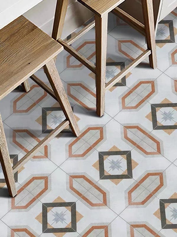 Geometry Bohemian Series - A Touch of Class Satin 300x300mm Ceramic Tile