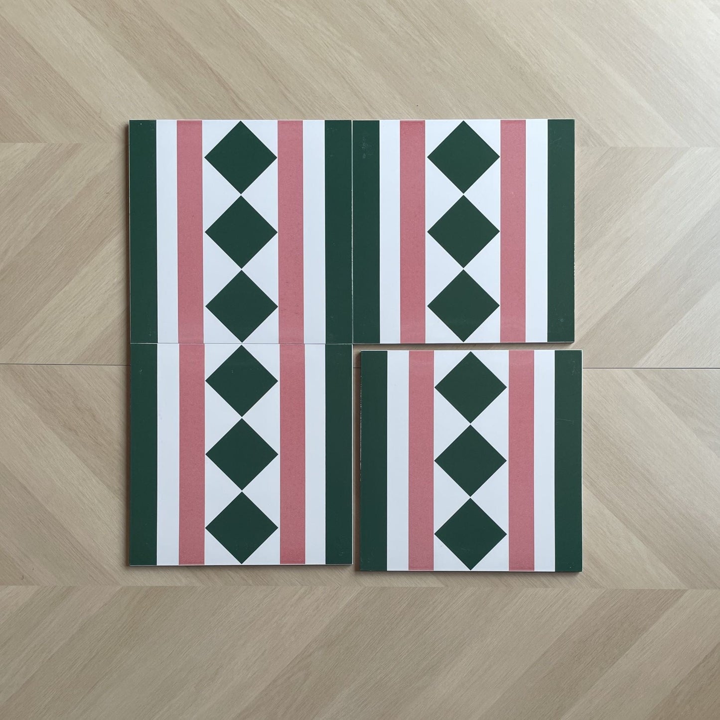 Cnr & Brd Series - Princess's Bracelet Satin (Border) 300x300mm Ceramic Tile