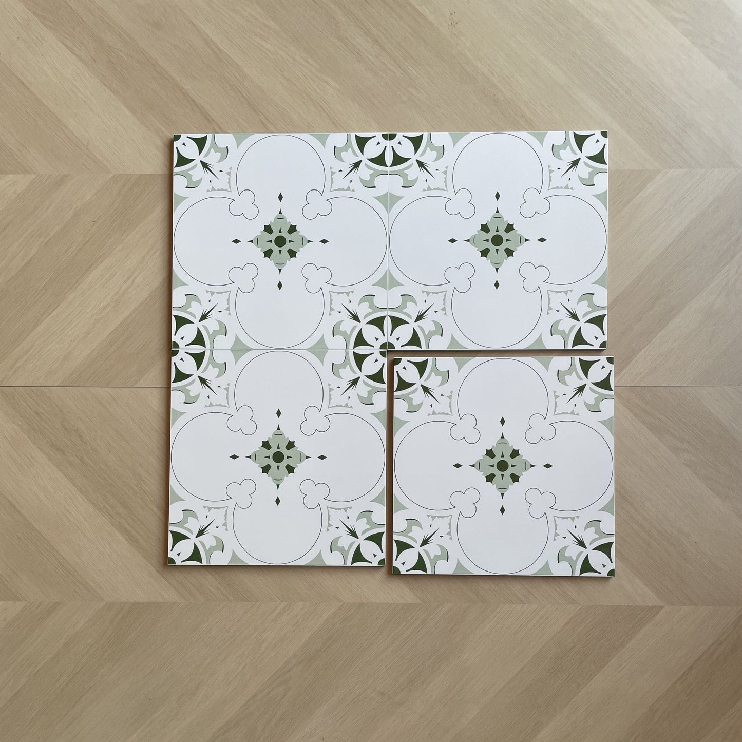 Forever Classic Series - Fairytale Green Satin 300x300mm Ceramic Tile