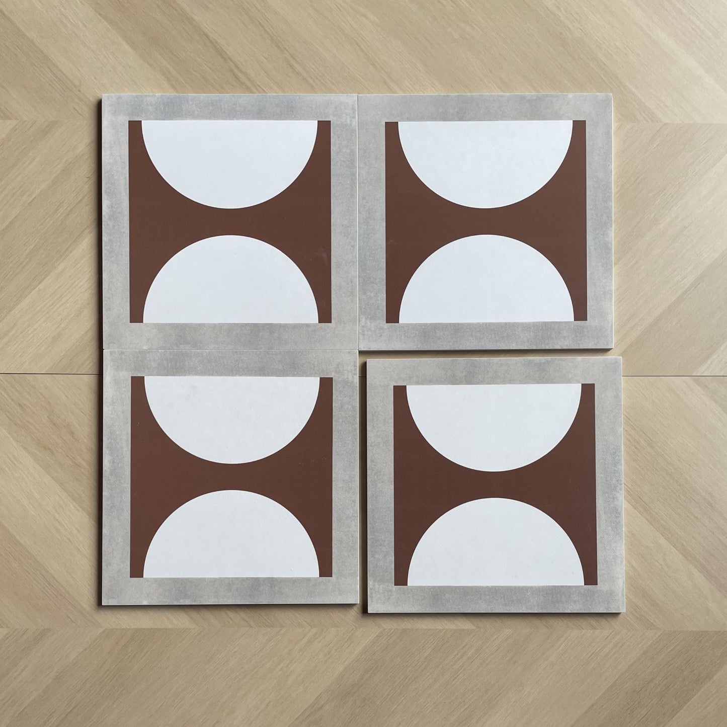 Geometry Bohemian Series - Cosmic Duality Satin 300x300mm Ceramic Tile