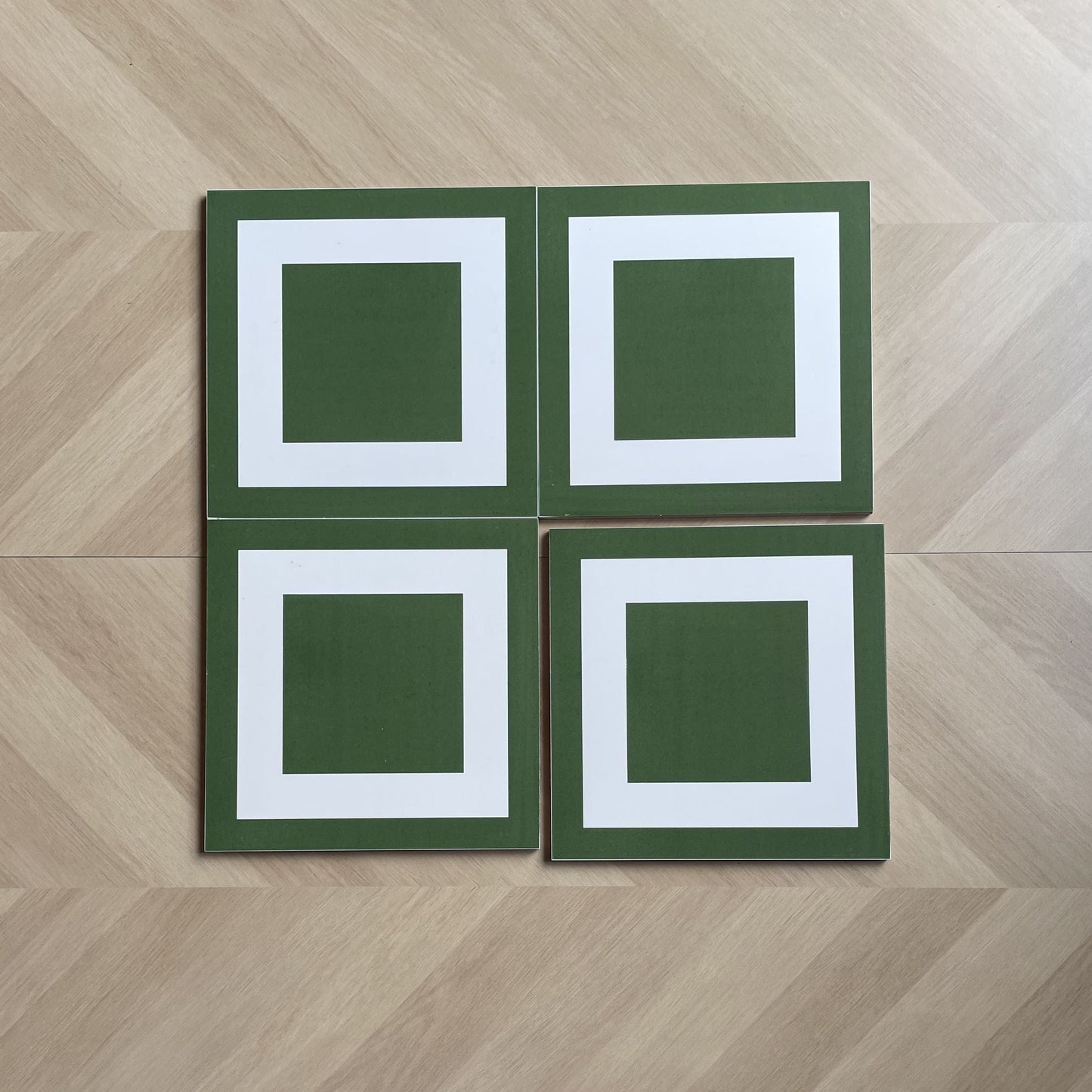 Green Magic Series - Love Track Satin 300x300mm Ceramic Tile