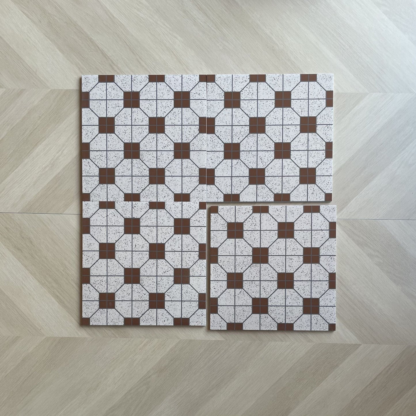 Retro Metro Series - Yesteryear (Red) 300x300mm Ceramic Tile