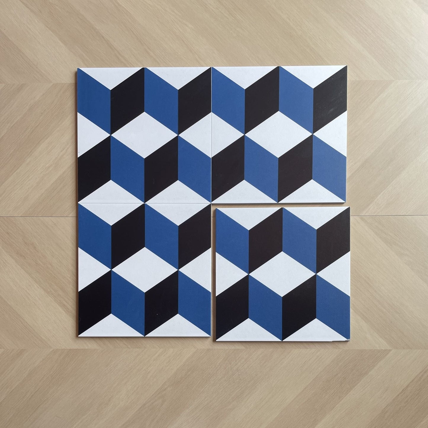 Geometry Bohemian Series - The Dimension Satin 300x300mm Ceramic Tile