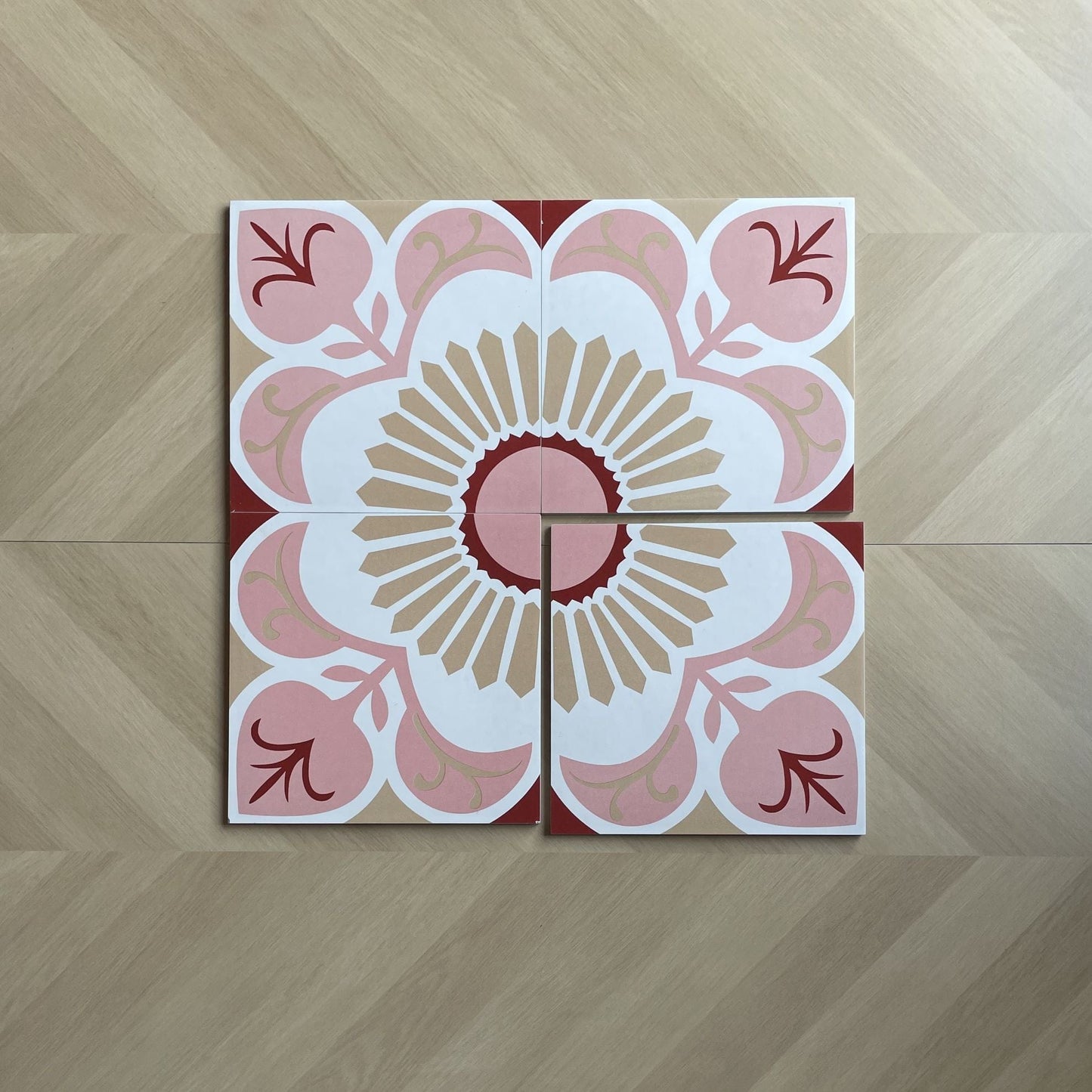 Pink Lovers Series - Love At First Sight Satin 300x300mm Ceramic Tile