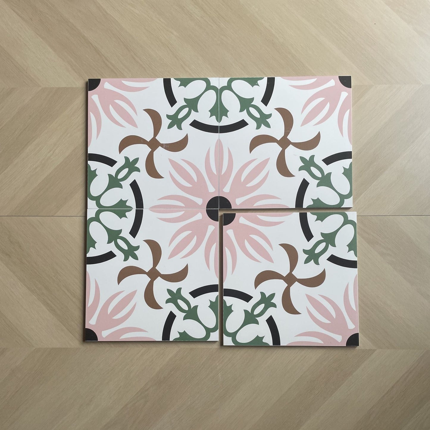 Pink Lovers Series - Taffy Twist Satin 300x300mm Ceramic Tile