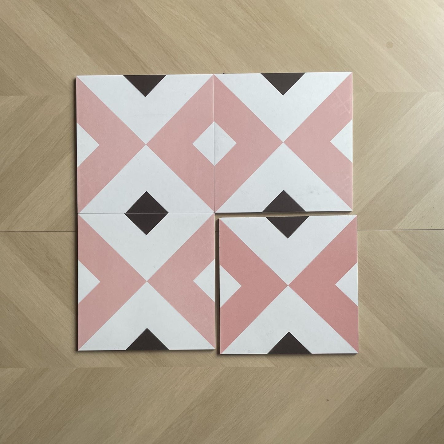 Pink Lovers Series - Happy Space Satin 300x300mm Ceramic Tile