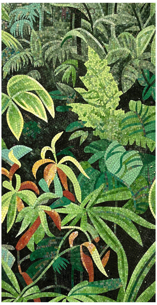 Lush Canopy Mosaic Art
