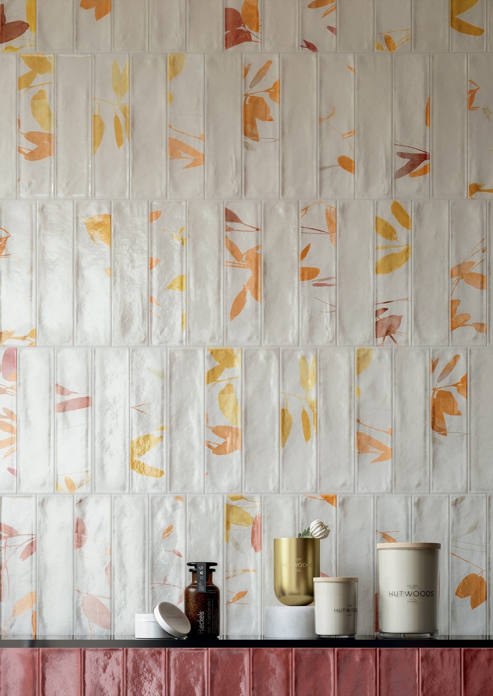 Lustroform Series - Autumn Whisper Gloss 75x300mm Porcelain Tile
