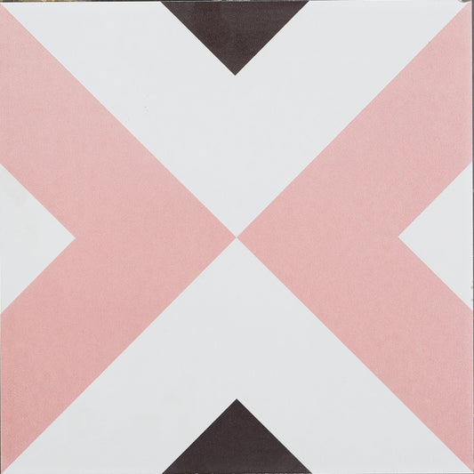 Pink Lovers Series - Happy Space Satin 300x300mm Ceramic Tile