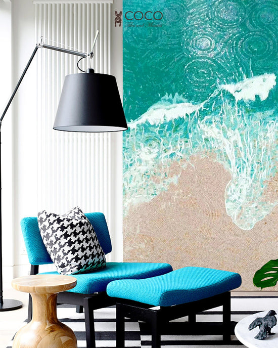Artistic Mosaic - Beach Waves
