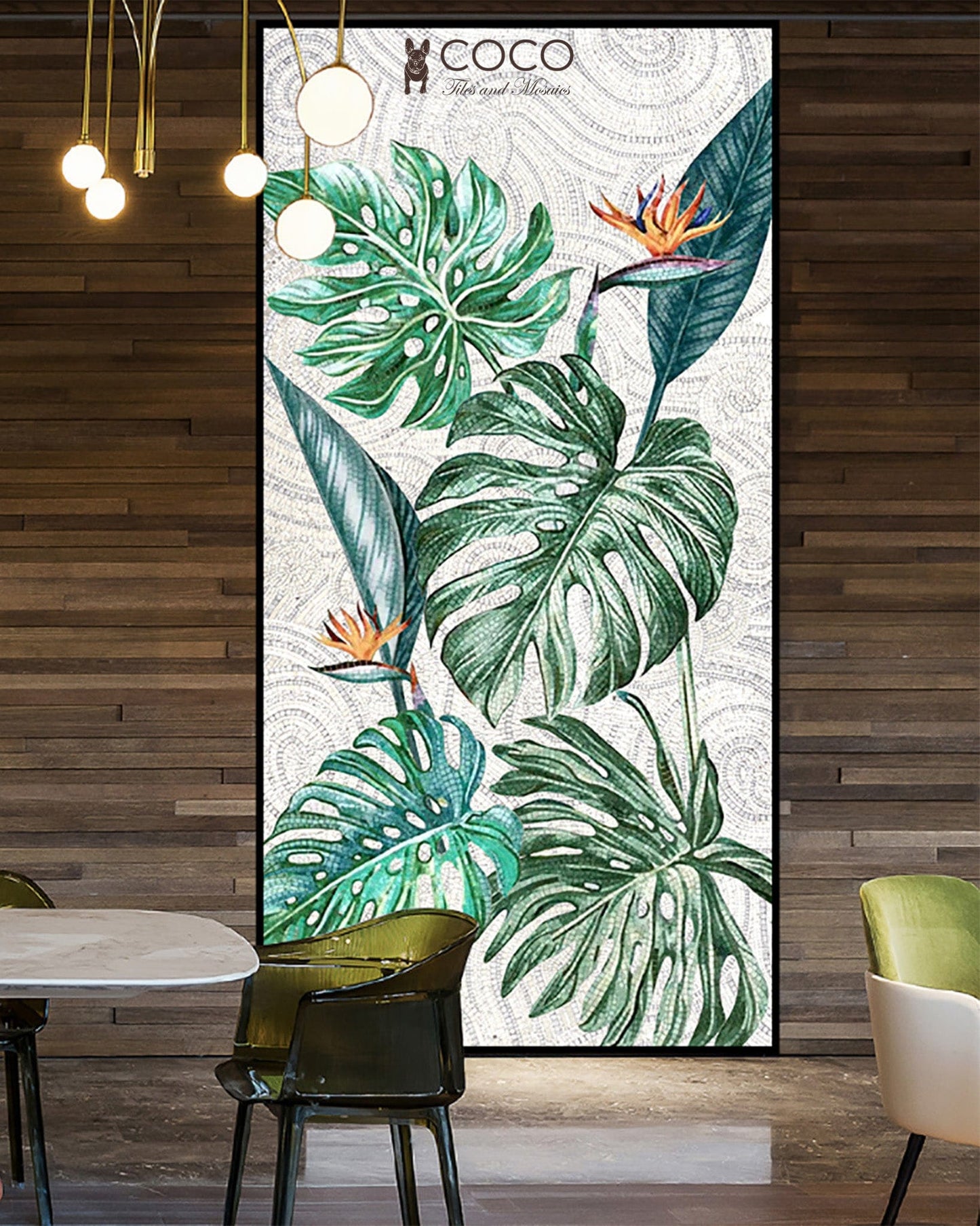 Artistic Mosaic - Leaves - All The Green It Needs