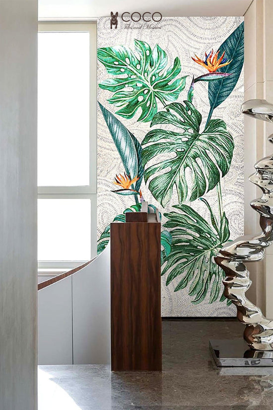 Artistic Mosaic -  Leaves - All The Green It Needs