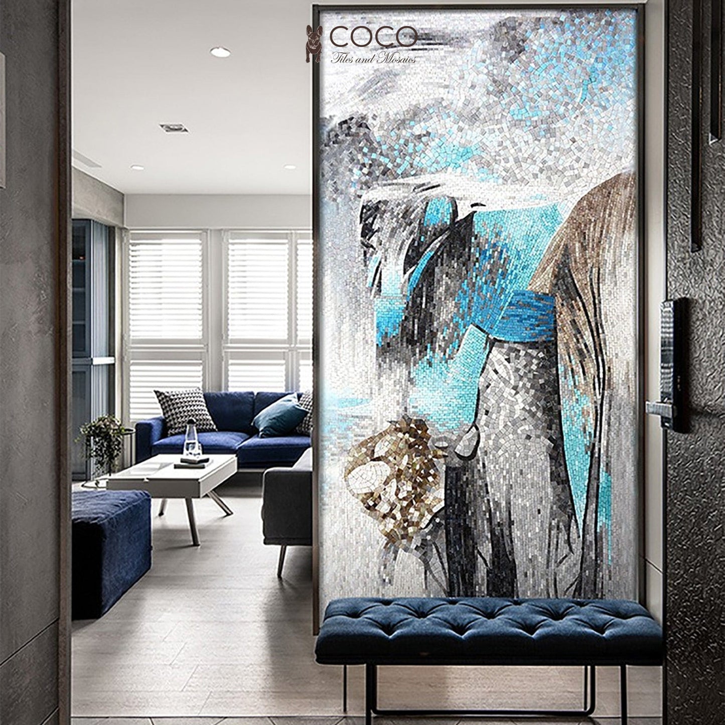 Artistic Mosaic - Mountain - Cliff