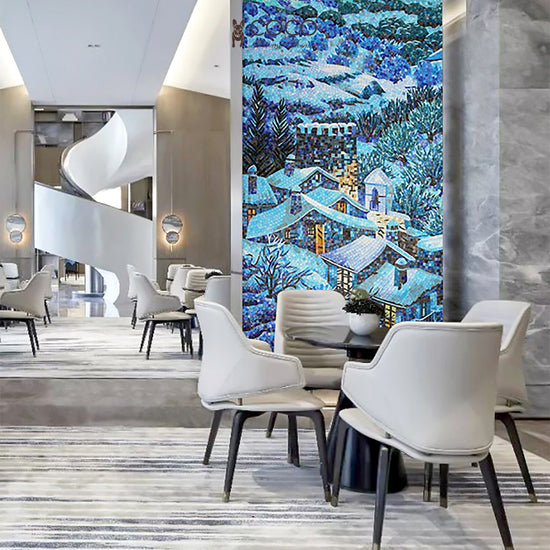 Artistic Mosaic - Winter Village