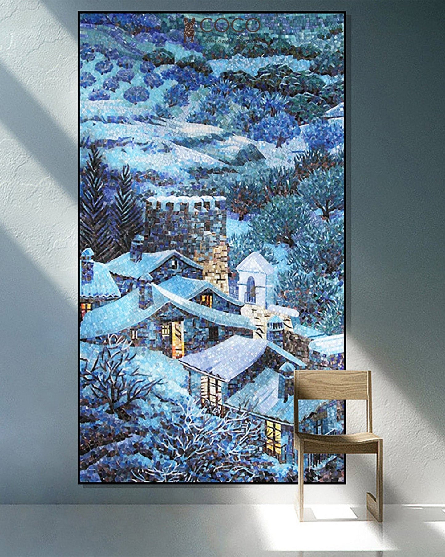 Artistic Mosaic - Winter Village