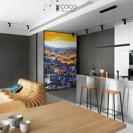 Mosaic Art - Picturesque Town