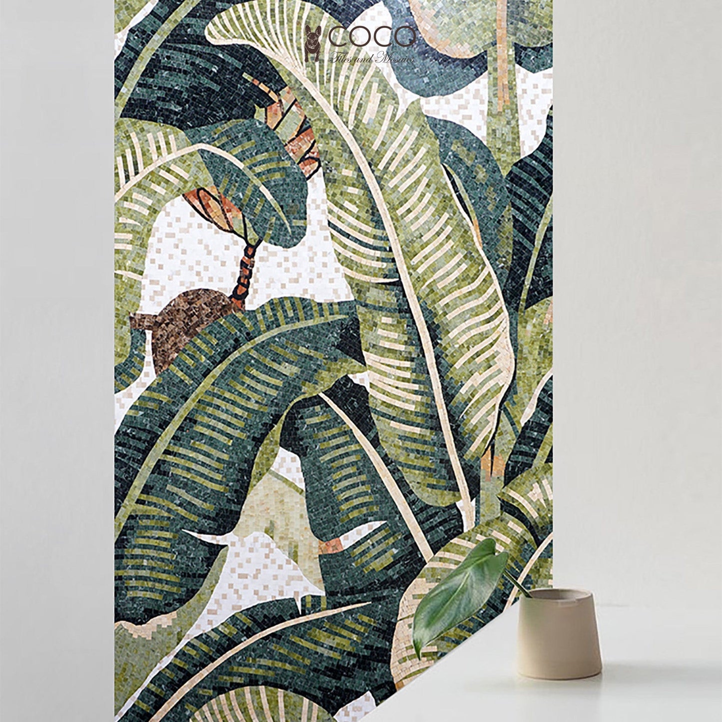 Mosaic Art - Leaves - Inner Calm