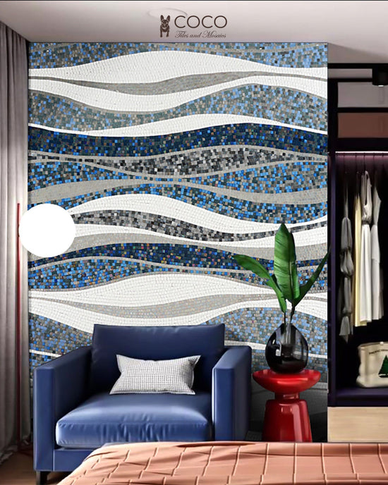 Mosaic Art - Abstract - Magnetic Field