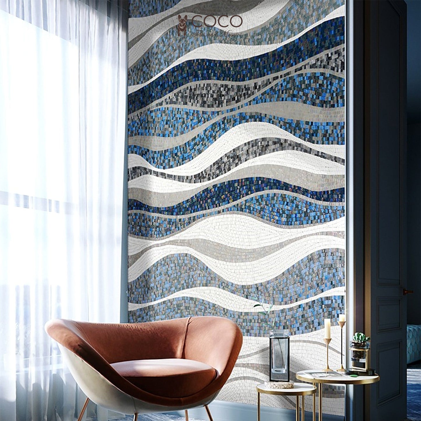 Mosaic Art - Abstract - Magnetic Field