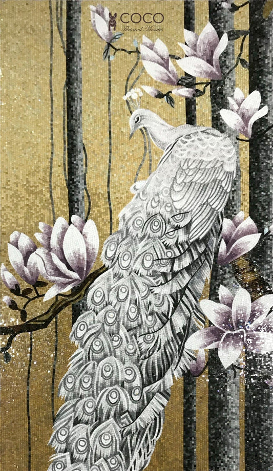 Magnolia Majesty Mosaic Art